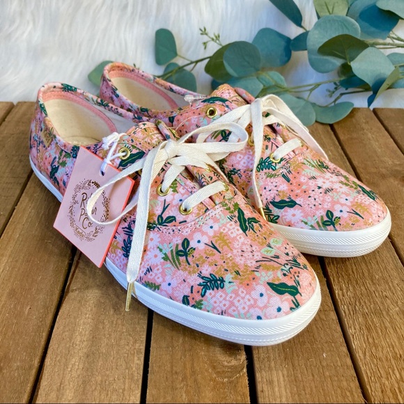 Keds Shoes - Keds 7.5 Shoes Rifle Paper Co Meadow Pink